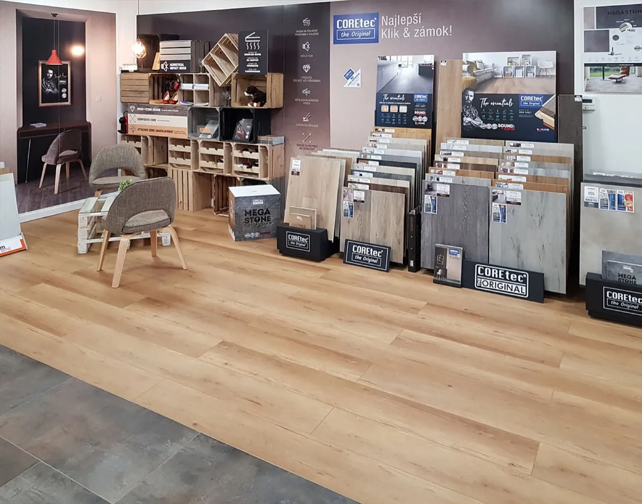 Podlaha COREtec v rodinnom dome
